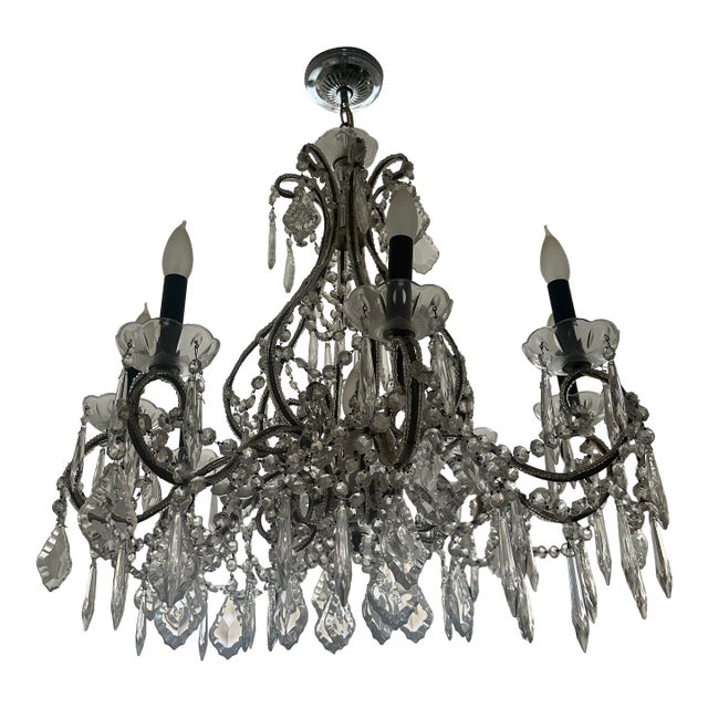 1950s Venetian Style Chandelier For Sale