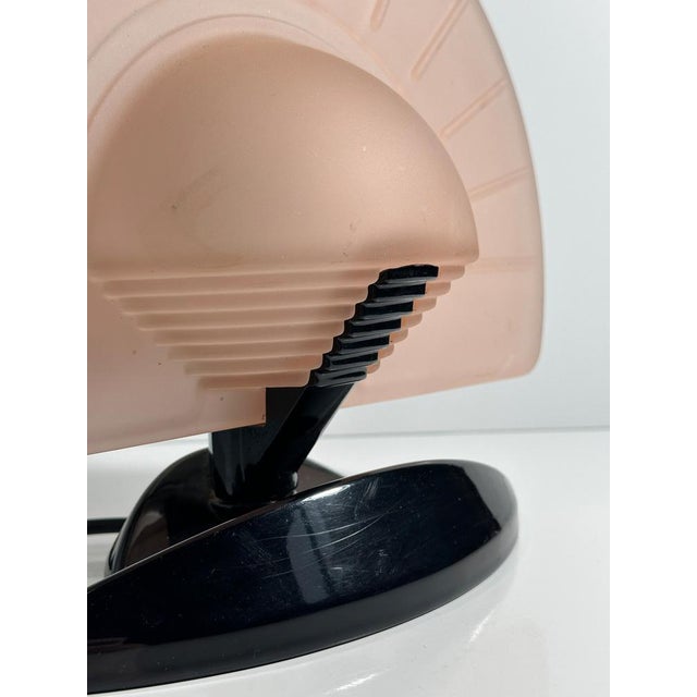 Italian Art Deco Fan Table Lamp by Vincenzo Missanelli for Ladue, 1980s For Sale - Image 3 of 13