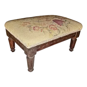 1900s French Louis XVI Style Footstool