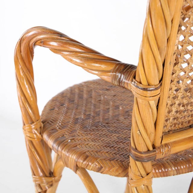 1970s Vintage Rattan Dining Room, 1970s For Sale - Image 5 of 18