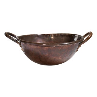 19th Century France Terra Cotta Copper Serving Piece For Sale