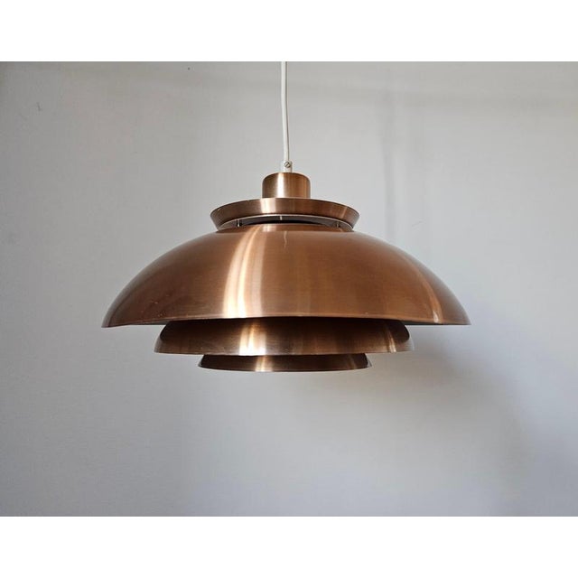 Mid-Century Pendant in style of Louis Poulsen, Denmark, 1970s For Sale - Image 9 of 16