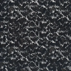 SAMPLE - Schumacher x Celerie Kemble Tortoise Wallpaper In Blackout