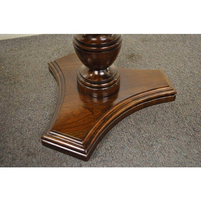 Pair Vintage Ethan Allen Georgian Court Cherry Pedestal ...