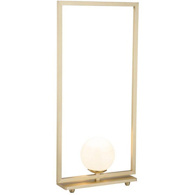 New "Window/T" Handmade Sculpture Table Lamp in Metal and Glass For Sale - Image 11 of 11