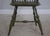 Wood Bench Made Green Painted Loop Back Windsor Armchair For Sale - Image 7 of 18