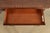 Wood Chippendale Carved Banded Mahogany Console Table by Craftique For Sale - Image 7 of 16