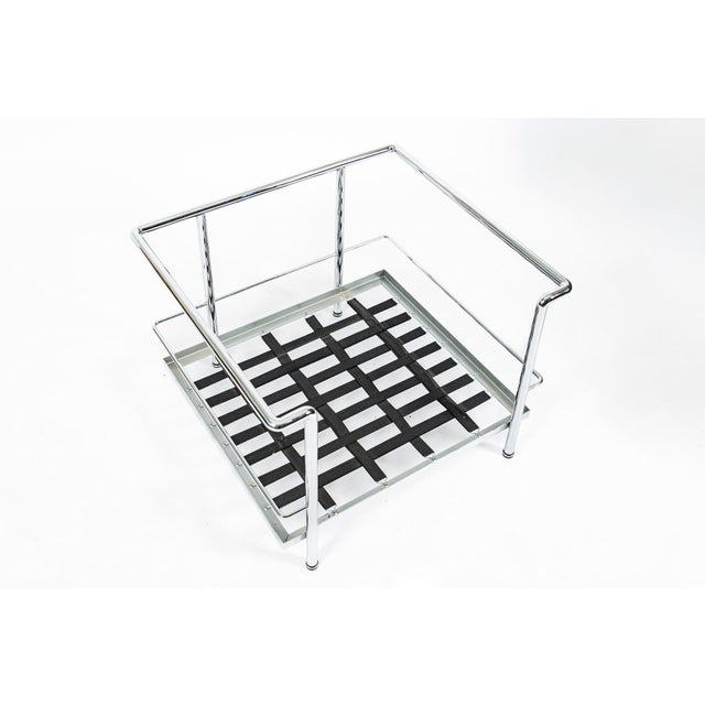 Authentic Cassina Lc2 Black Leather Petit Lounge Chair by Le Corbusier, 4x Avail For Sale - Image 12 of 14