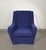 Vintage Lounge Chair in Blue Wool and Boucle, 1970s For Sale - Image 11 of 16