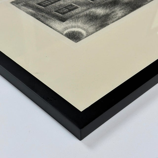 1930s Richard Hood (1910-1995) - Futurist Man and the Moon, Signed (Etching, 1938)/Expressionist For Sale - Image 5 of 5