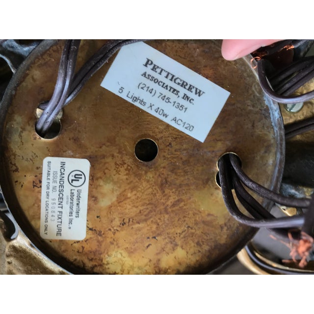 19th Century French Louis XV Style Five-Arm Wall Sconces - a Pair For Sale - Image 10 of 13