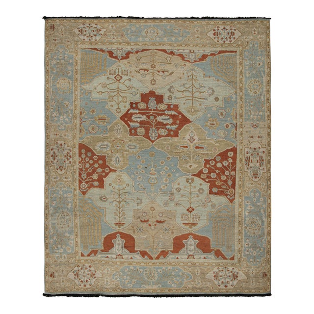 Rug & Kilim’s Burano Rug With Floral Patterns and Cartouches For Sale