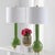 30.5 Inch H Long Neck Ceramic Table Lamp in Green - a Pair For Sale In Philadelphia - Image 6 of 8