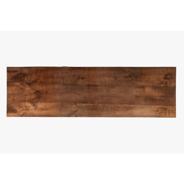 Antique French Credenza in Cherrywood and Burr Ash, 1700s For Sale - Image 3 of 12
