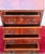 1980s Louis Philippe Carless X English Mahogany 4-Drawer Inlaid Secretary Desk from Unbekannt, 1980s For Sale - Image 5 of 12