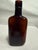 Amber Antique j.c.s. Magnus & Co. Amber Glass Whiskey Bottle Flask For Sale - Image 8 of 10