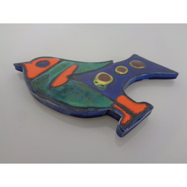 Vintage Ceramic Bird Wall Art, Denmark, 1970s For Sale - Image 9 of 14