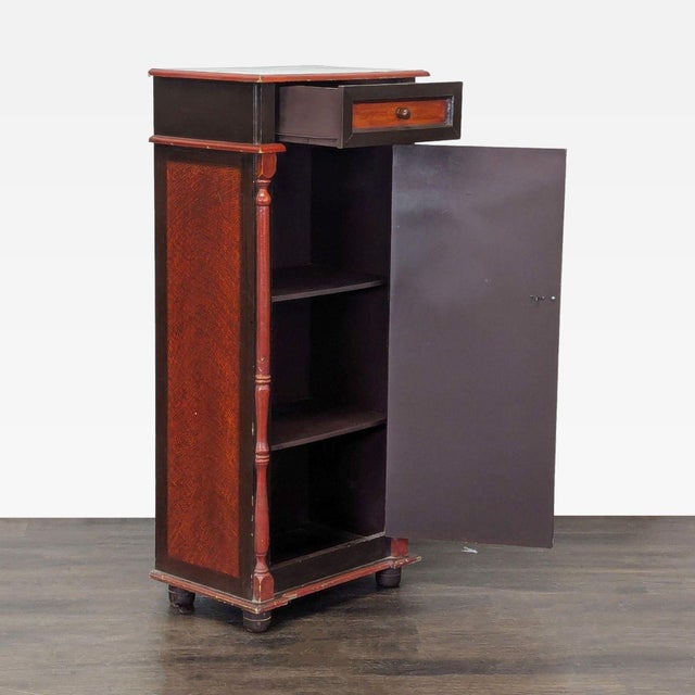 Traditional Faux Book Front Cabinet For Sale - Image 3 of 11