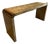 Vintage Henredon Scene Two Burlwood Console Table For Sale