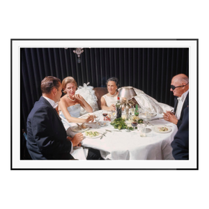 Toni Frissell 'Fine Dining at the Opera' Archival Pigment Print Framed in Black