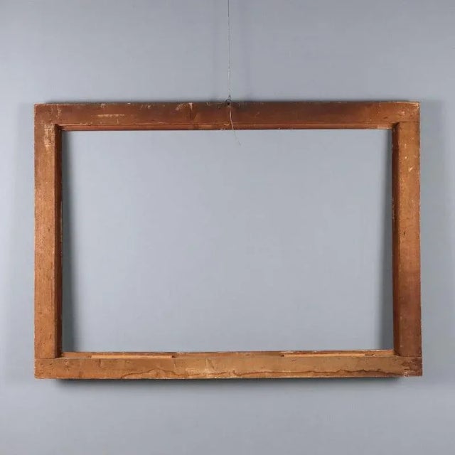 Gold Antiqu Gold Leaf Gilt Fire Frame, Italy, 19th Century For Sale - Image 8 of 10