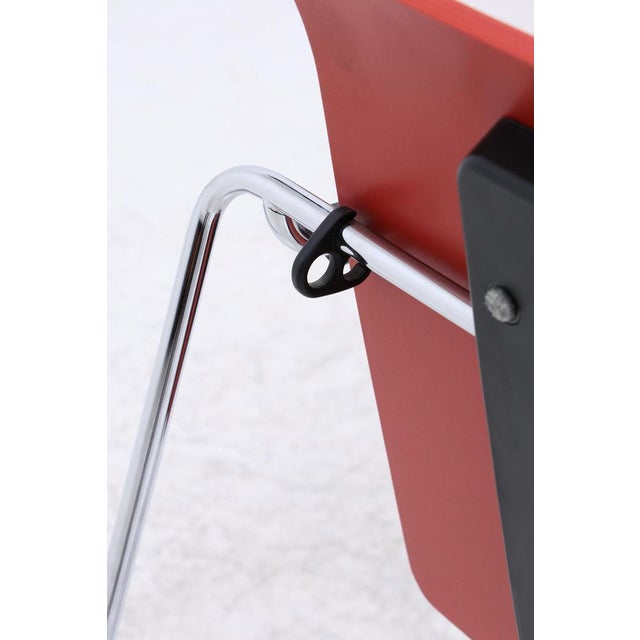 Black Vintage Chair by Ilian Milinov for Ort For Sale - Image 8 of 18