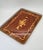 Wood Large Neoclassical Hollywood Regency Inlaid Wooden Tray with Brass Gallery, 1960s-1970s For Sale - Image 7 of 12