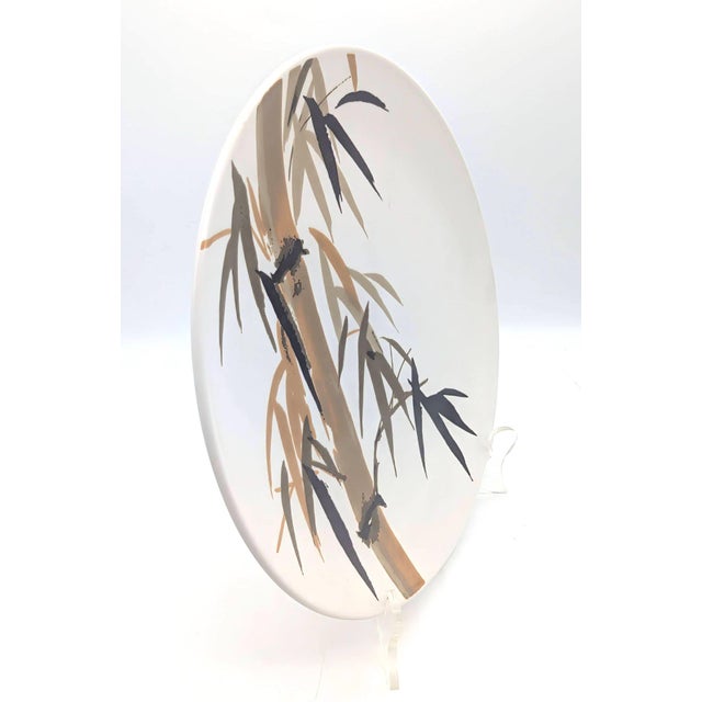 Ceramic 1970s Mikasa Vera Neumann Bamboo "Branch" Dinner Plates, Set of 8 For Sale - Image 7 of 11