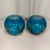 Mdina Glass Late 20th Century Palm Beach Regency Mdina Style Hand-Blown Mottled Cased Art Glass Globe Vases - A Pair For Sale - Image 4 of 10