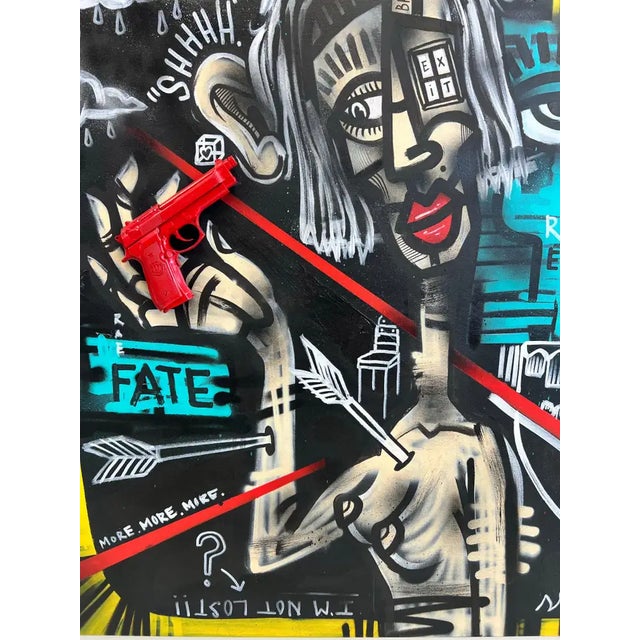 The American School Jack Winthrop Neo- Expressionist Style Mix Media - The Wounded Healer Series 2021 For Sale - Image 3 of 18