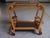Bar Trolley in Light Oak with Copper Accents and Removable Serving Tray, 1940s For Sale - Image 6 of 10