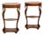 Oval Swan Side Tables, 1900s, Set of 2 For Sale