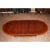 Traditional Long Oval Mahogany Dining Table For Sale - Image 4 of 11