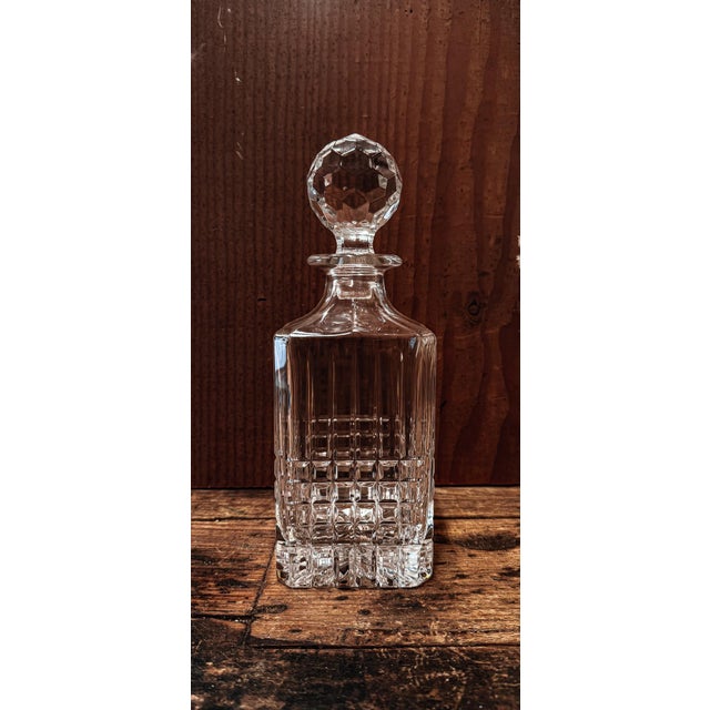 Mid 20th Century Mid 20th Century Tiffany & Co Crystal Decanter With Stopper For Sale - Image 5 of 13