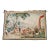Large Vintage French Hand-Woven Colorful Tapestry For Sale