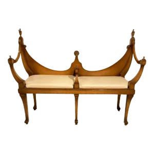 1960s Whimsical Bench