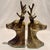 Mid 20th Century Mid-Century Brass Stag Head Bookends - Set of 2 For Sale - Image 5 of 11
