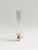 Liban table lamp in brass, aluminum & fluted glass by studio marine breynaert. Dimensions: ø 16 × h 55 cm. Materials:...