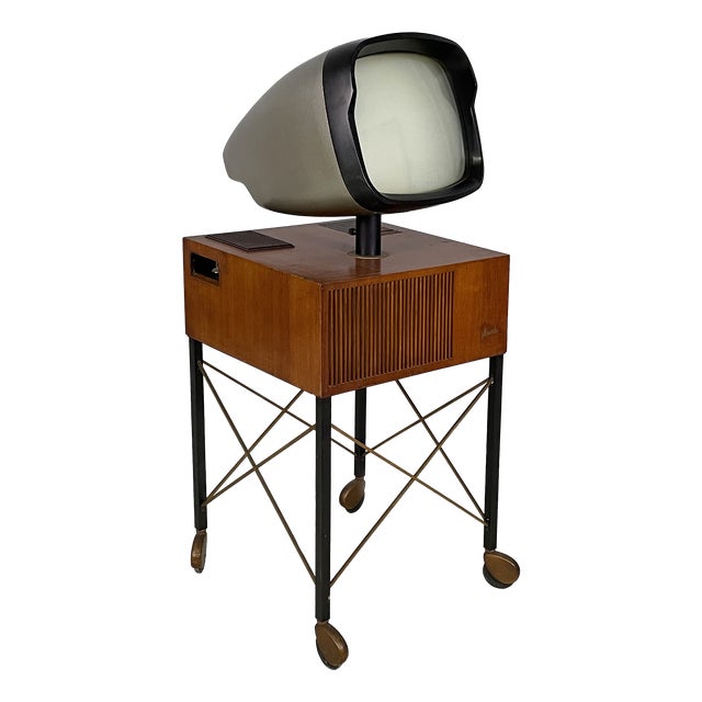 Mid-Century Italian Model 1718 Television by Sergio Berizzi, Cesare Buttè and Dario Montagni for Phonola, 1957 For Sale