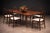 Designed by Giuseppe Scapinelli in the 1950s, this set of six dining chairs reflects the refined structural language that...