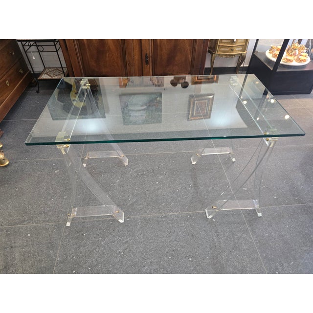 Les Invisibles de Marais Table and Chairs from Marais International, 1978, Set of 3 For Sale - Image 15 of 18