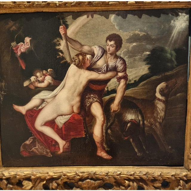 Alessandro Varotari, Nude Venus, 1620, Oil Painting on Canvas, Framed For Sale - Image 3 of 17