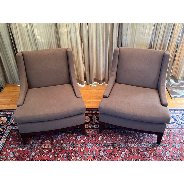 Pair of Henredon Barbara Barry "Starlet" Lounge Chairs For Sale - Image 11 of 15