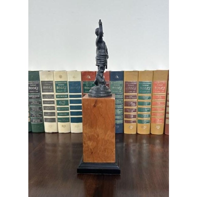 Century Bronze Augustus Statue For Sale - Image 4 of 8