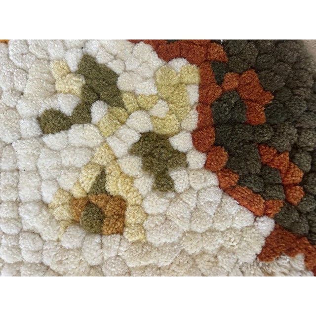 Textile Round Wool Rug, 1970s For Sale - Image 7 of 12