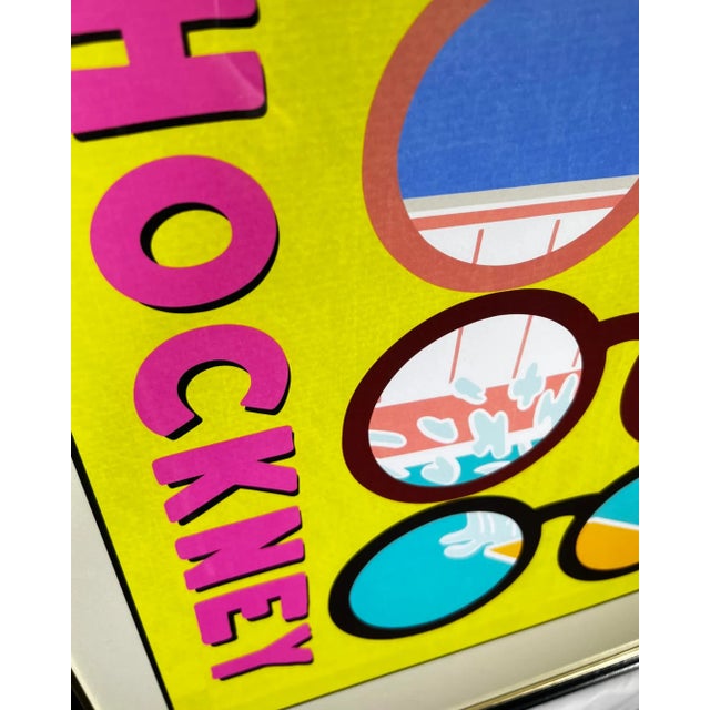 Mid-Century Modern "Hockney Glasses" Splash-Inspired Artist Proof Giclée Print, 2022 For Sale - Image 3 of 7