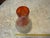 Persimmon Vintage Hand-Blown Pulled-Feather Studio Art Glass Vase (14") For Sale - Image 8 of 8