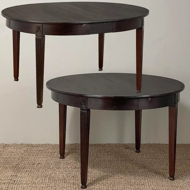 Antique French Louis XVI Mahogany Breakfast ~ Dining Table For Sale - Image 13 of 13