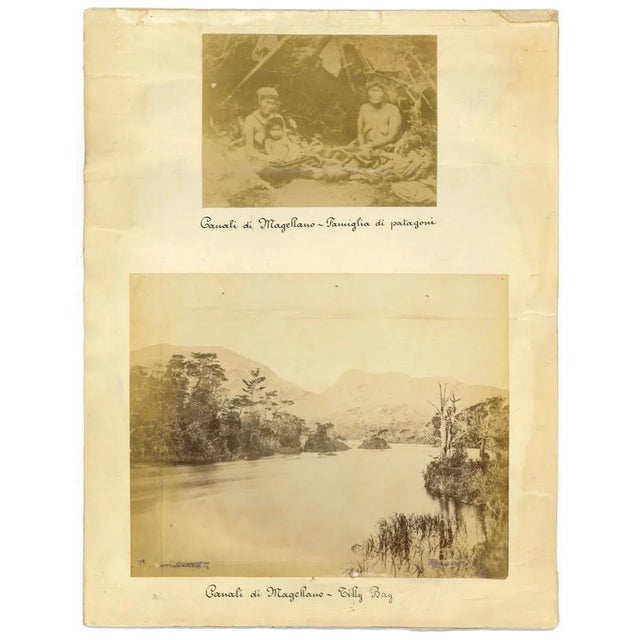 Ancient Views of the Strait of Magellan - Vintage Print - 1880s For Sale - Image 3 of 3