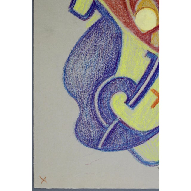 Fritz Klee, Abstract Composition, Germany, 1965, Drawing For Sale - Image 4 of 18